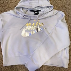 cropped nike sweatshirt